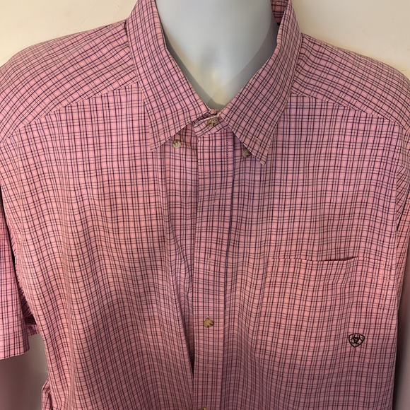 Arita Pro series XXL Pink plaid print straight from the cleaners great condition - Picture 3 of 6